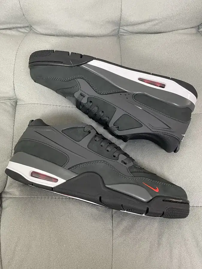 Nigel Syester x Air 4 RM SP 'Antacite' Low Top Retro Basketball Shoes for Men