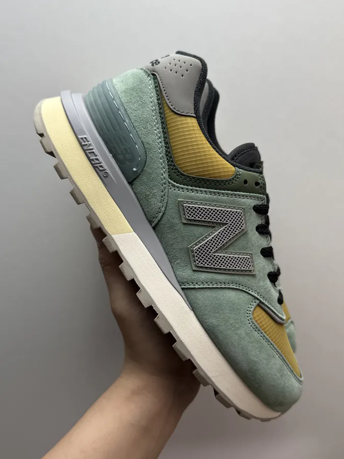 STONE ISLAND x New Balance NB 574 Green Yellow