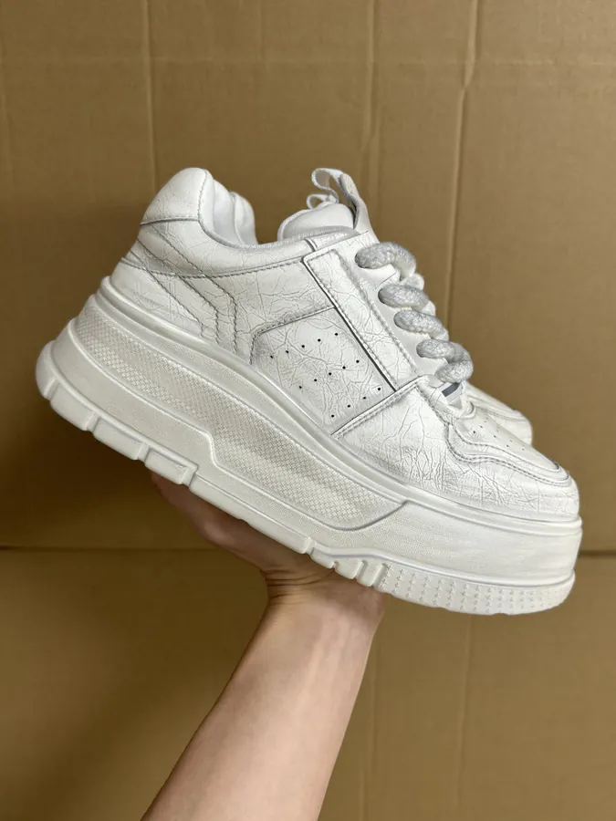 GG CC Dirty Sneakers White