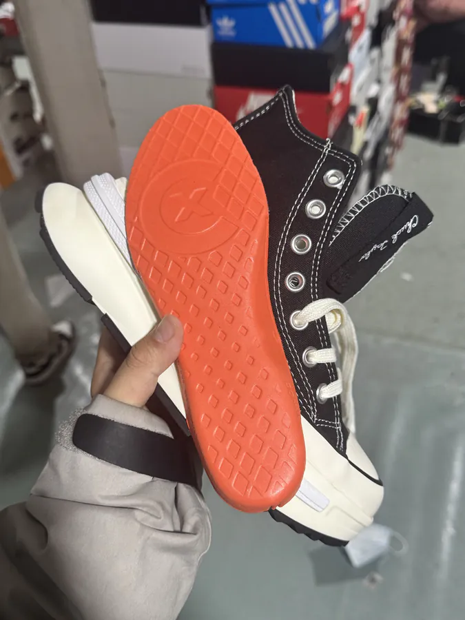 Converse Run Star Legacy CX High Top Sneaker in Grained Calfskin