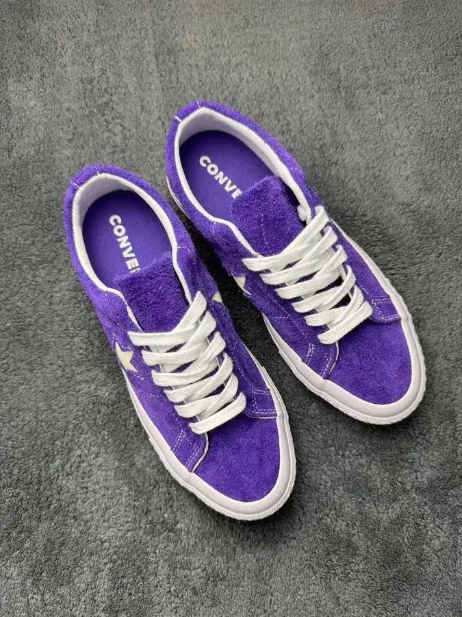 Converse One Star Purple Authentic Original Box, Men's and Women's Unisex Sneakers