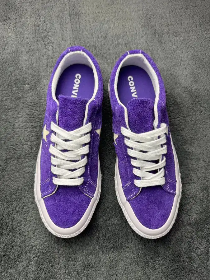 Converse One Star Purple Authentic Original Box, Men's and Women's Unisex Sneakers
