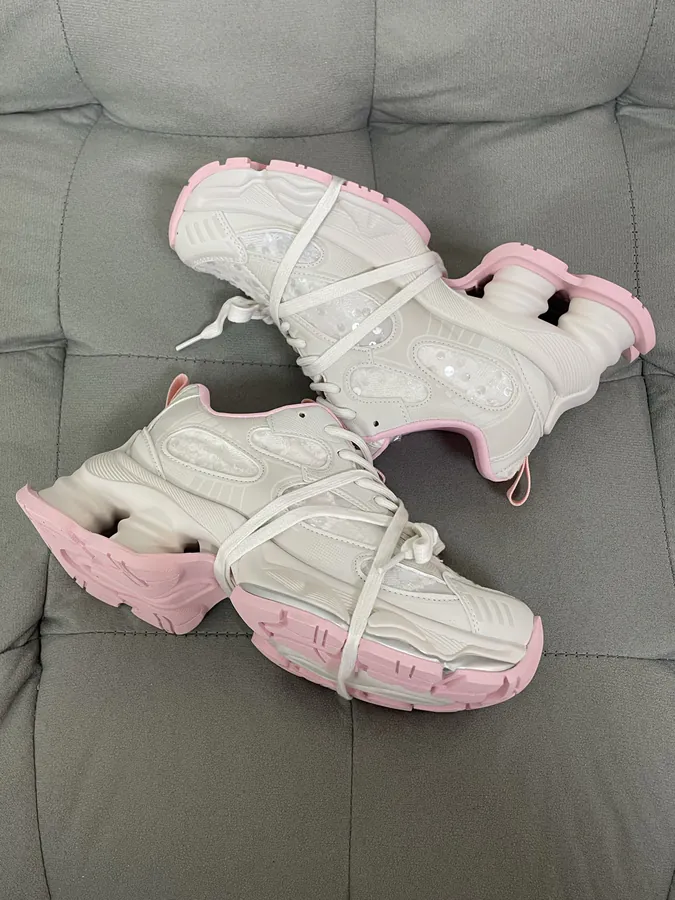 GG CC Retro Thick Sole Dad Shoes for Women