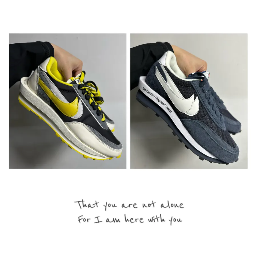 Sacai Two Tone Special Hiroshi Fujiwara White Blue
