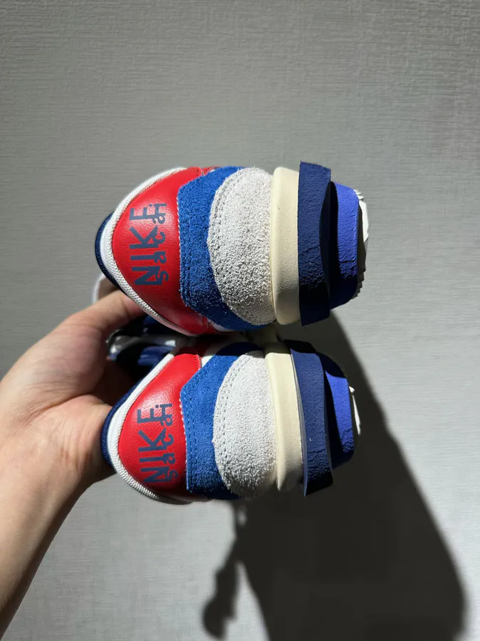 Sacai Deconstructed Red, White, and Blue