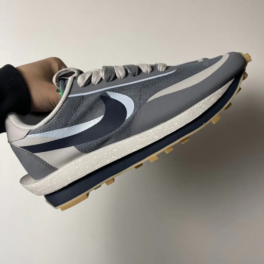 Sacai Waffle Shoe in Navy Blue
