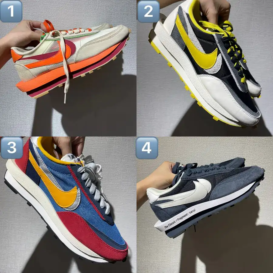 Sacai Waffle Shoes Deconstructed Tri Collection