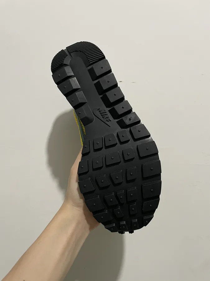 Sacai x Nike VaporWaffle Sneaker in Yellow