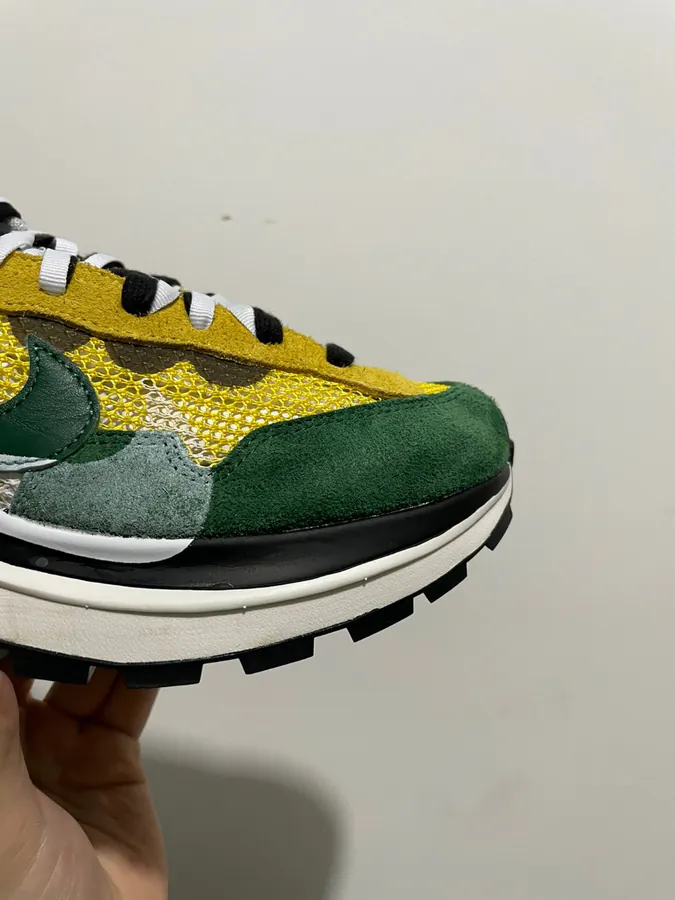 Sacai x Nike VaporWaffle Sneaker in Yellow