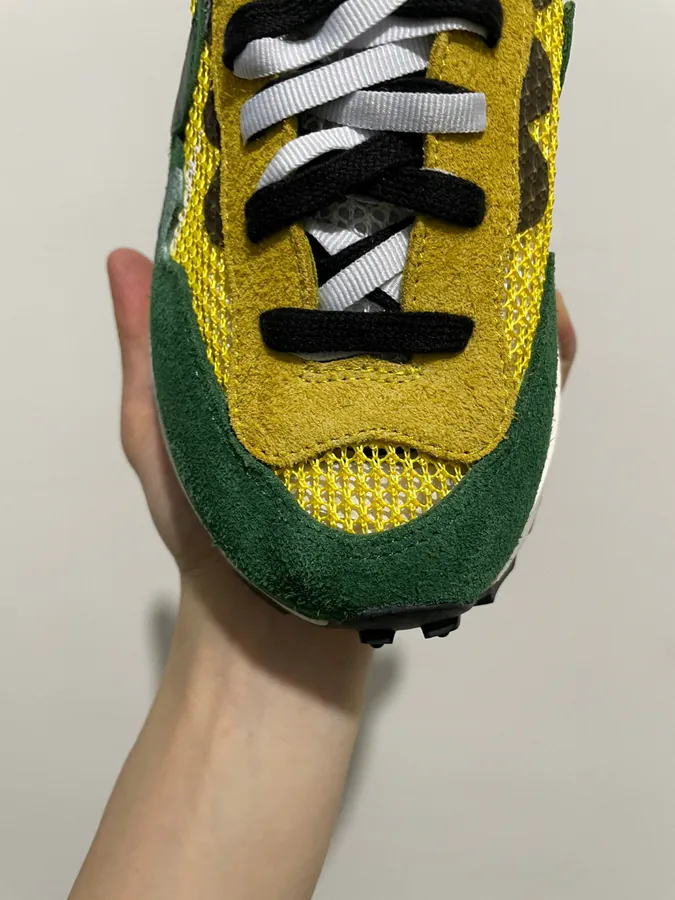 Sacai x Nike VaporWaffle Sneaker in Yellow