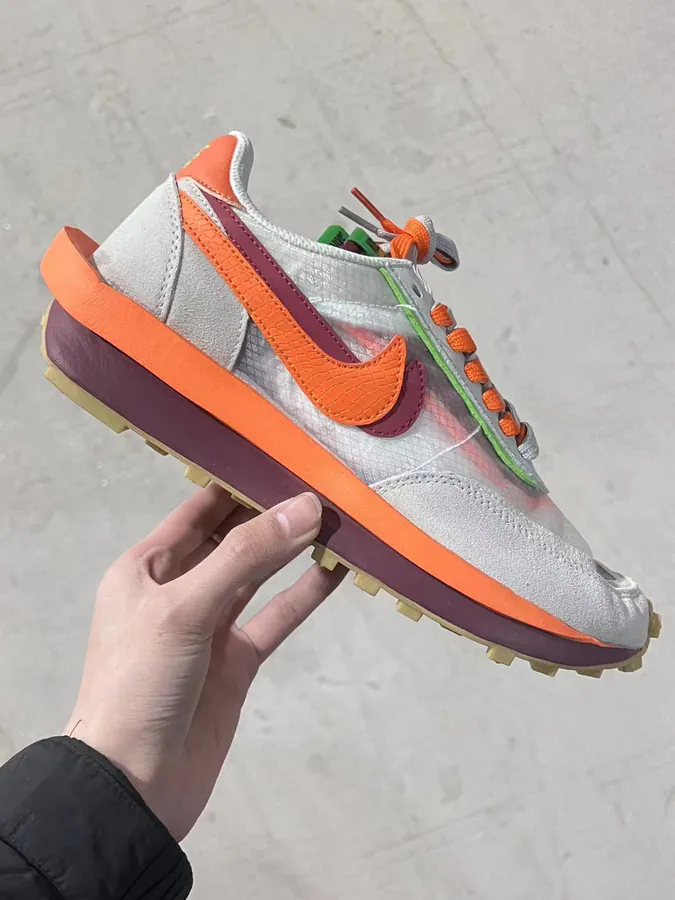 Sacai 1.0 Clot Collaboration Orange and Yellow Colorway
