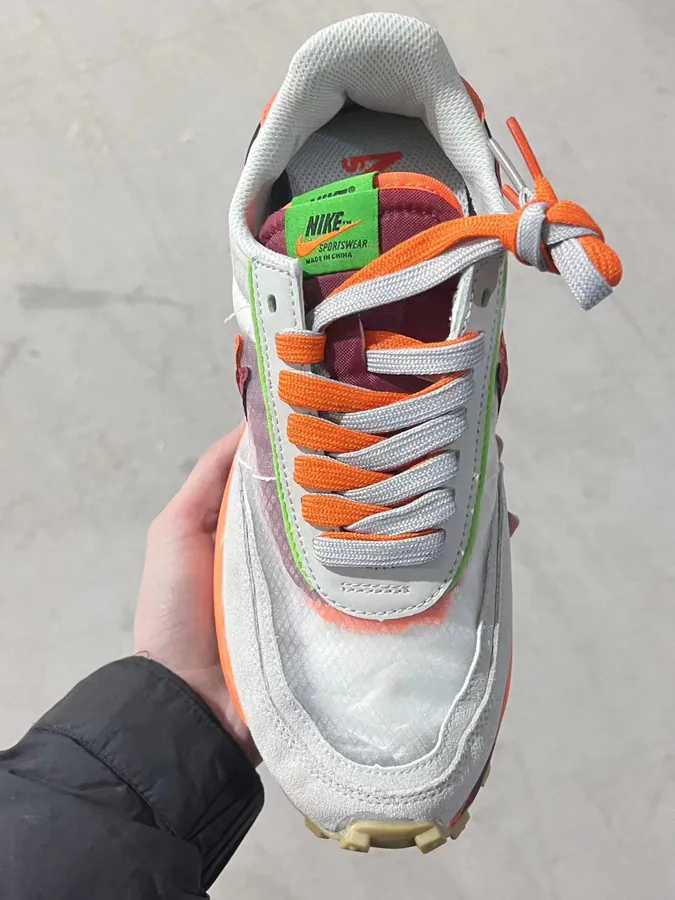 Sacai 1.0 Clot Collaboration Orange and Yellow Colorway