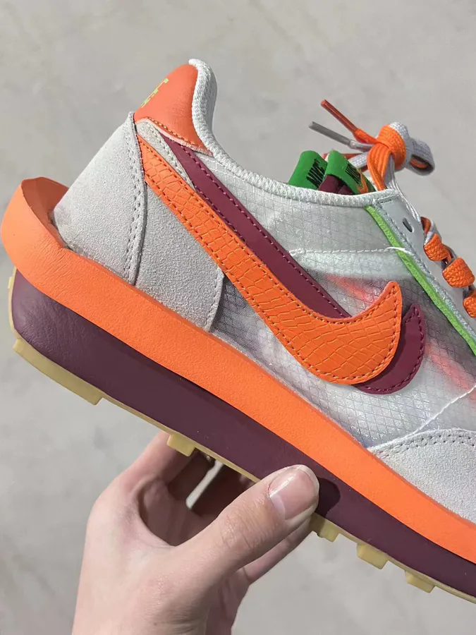 Sacai 1.0 Clot Collaboration Orange and Yellow Colorway