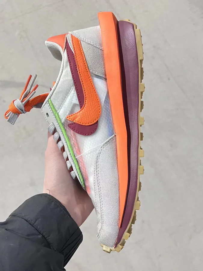 Sacai 1.0 Clot Collaboration Orange and Yellow Colorway