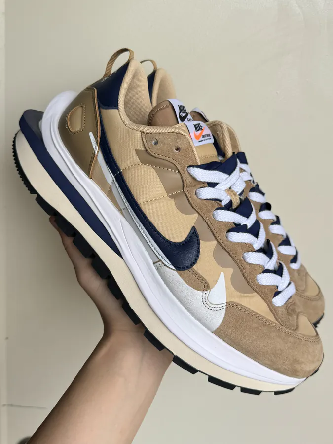 Sacai 3.0 Canvas Shoes Khaki Color