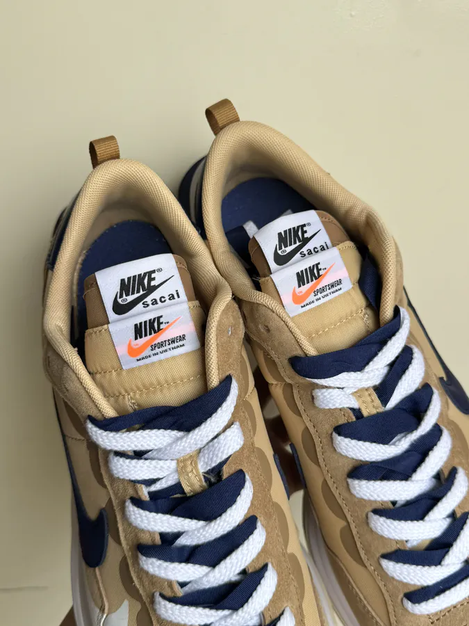 Sacai 3.0 Canvas Shoes Khaki Color