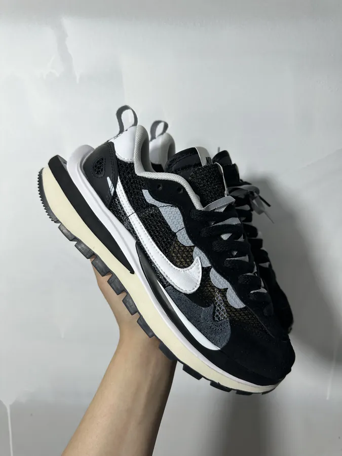 Sacai x Nike VaporWaffle Black and White