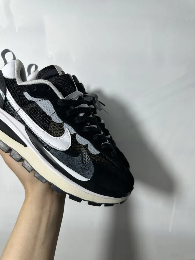 Sacai x Nike VaporWaffle Black and White