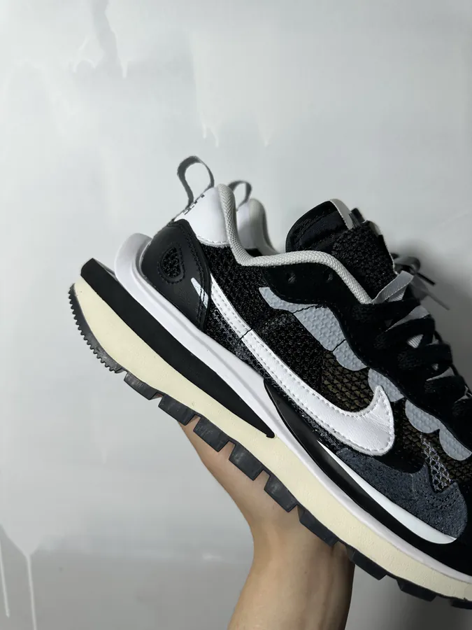 Sacai x Nike VaporWaffle Black and White