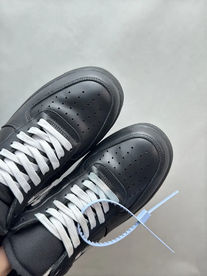 OFF WHITE x Nike Air Force 1 Virgil OW Collaboration Black