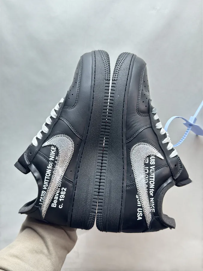 OFF WHITE x Nike Air Force 1 Virgil OW Collaboration Black