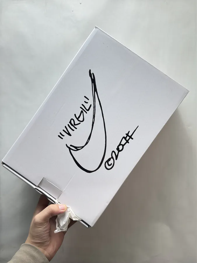 OFF WHITE x Nike Air Force 1 Virgil OW Collaboration Black
