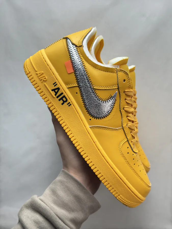 OFF WHITE x Nike Air Force 1 Lemonade Yellow