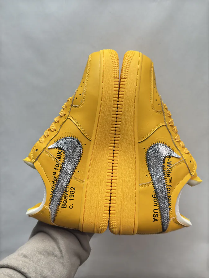 OFF WHITE x Nike Air Force 1 Lemonade Yellow