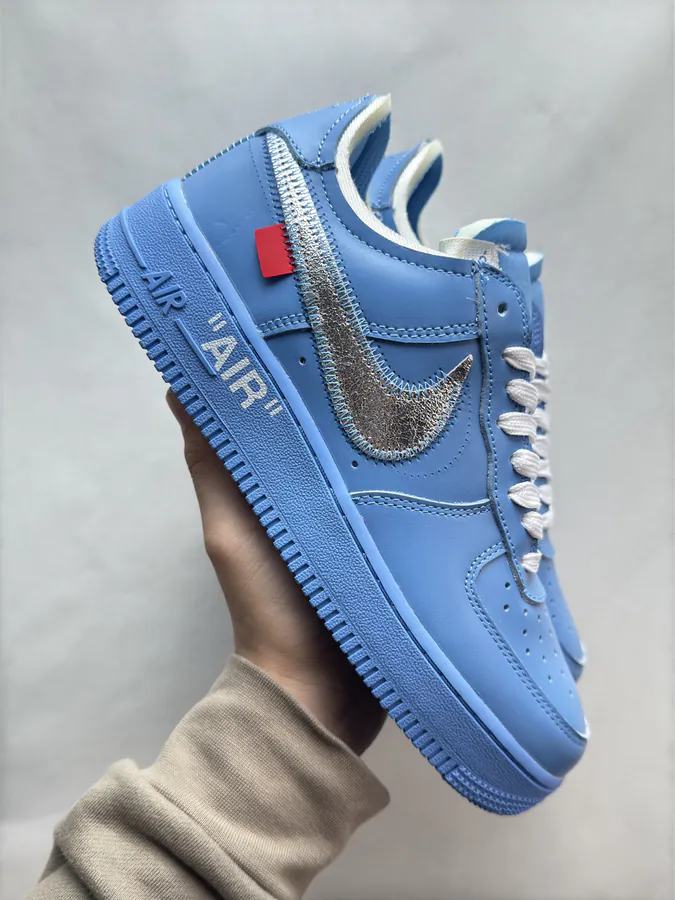 OFF WHITE x Nike Air Force 1 07 'MCA' Blue Art Gallery