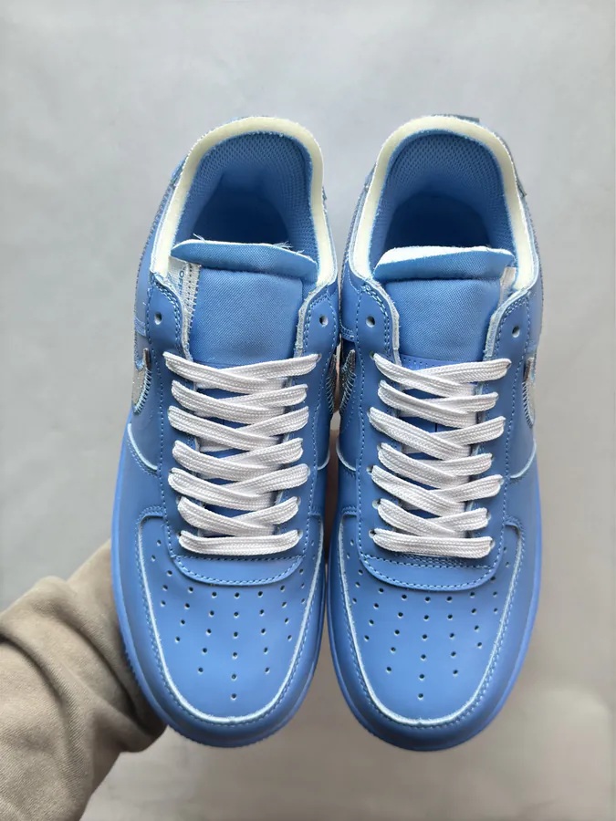 OFF WHITE x Nike Air Force 1 07 'MCA' Blue Art Gallery