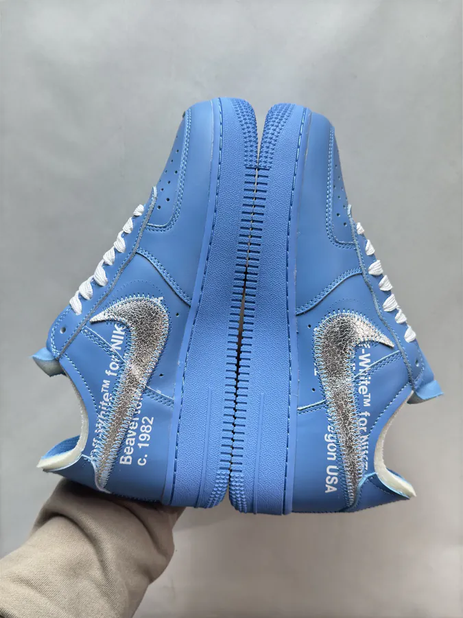 OFF WHITE x Nike Air Force 1 07 'MCA' Blue Art Gallery