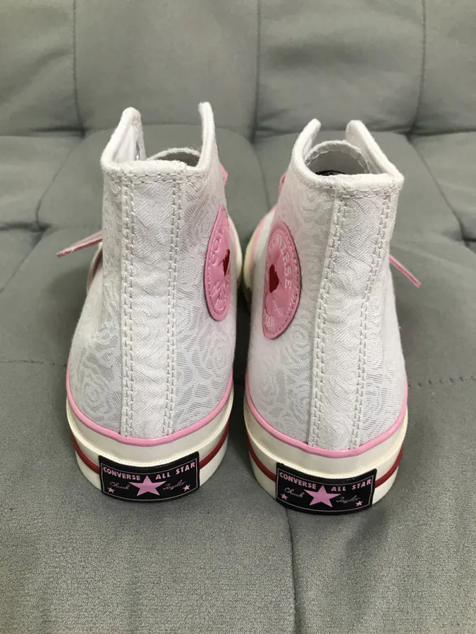 Chu 70 Rose Vintage Canvas High Top Sneaker for Women