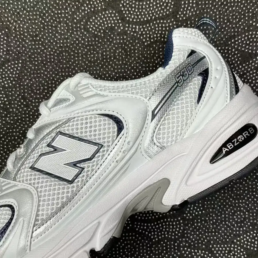 NB530 Silver and Black Color