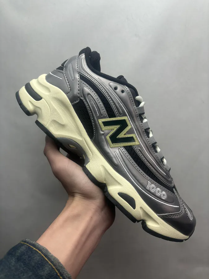 NB1000 Y2K Millennial Style Silver Black