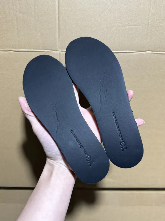 Y 3 Rubber Leather Lifestyle Sneakers Unisex, Black and White