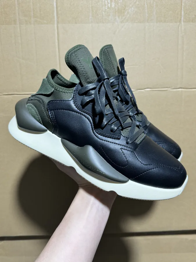 Y 3 Rubber Leather Lifestyle Sneaker for Men and Women