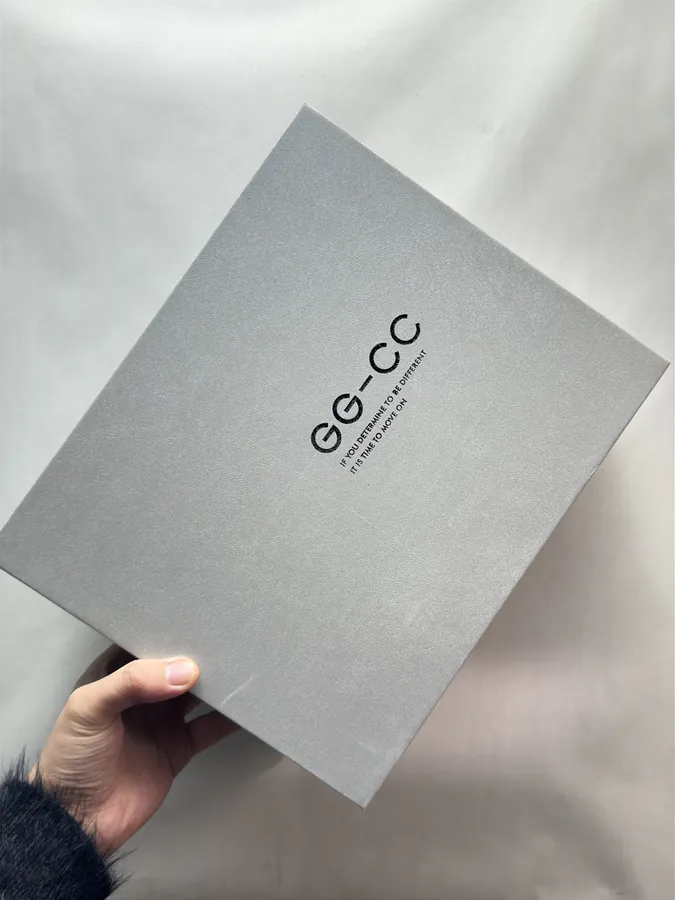 270 GG CC Dad Shoes with Black and Silver Color