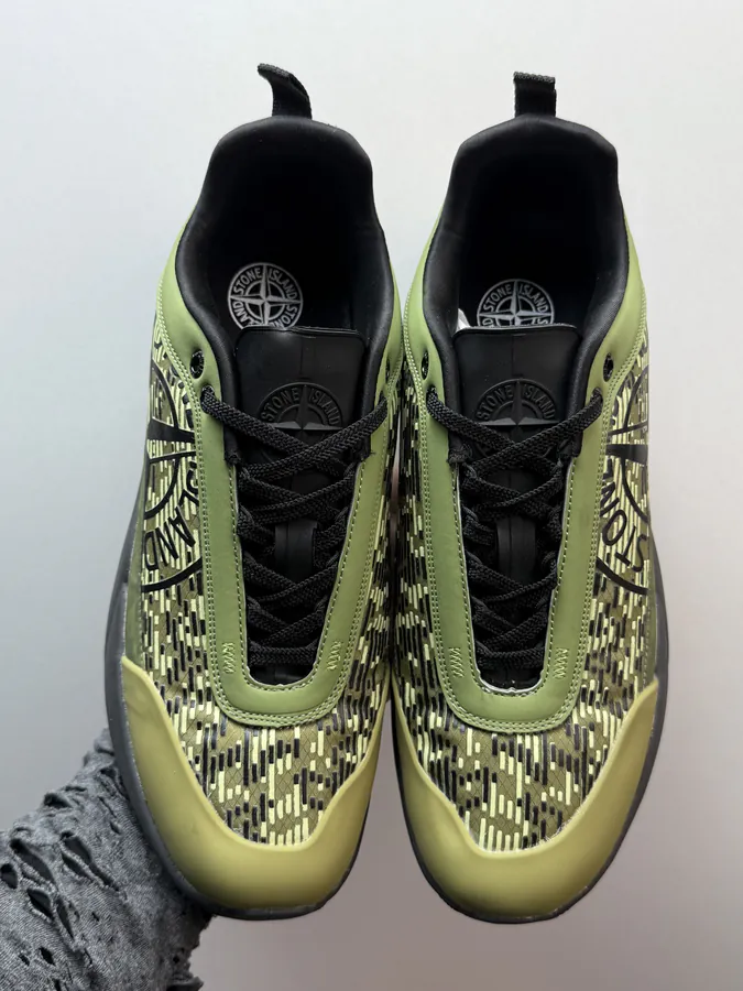 STONE ISLAND Green Yellow Sneaker