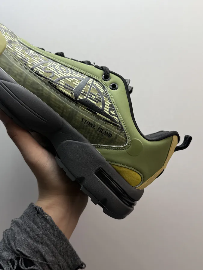 STONE ISLAND Green Yellow Sneaker