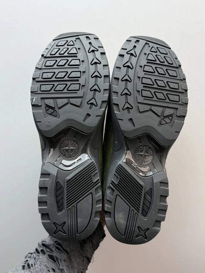 STONE ISLAND Green Yellow Sneaker