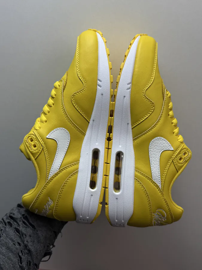 Supreme x Nike Air Max 1 87 Yellow and White