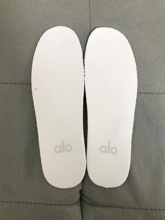 Alo Yoga White and Blue Color