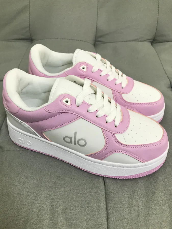 Alo Yoga Pink White Sneaker