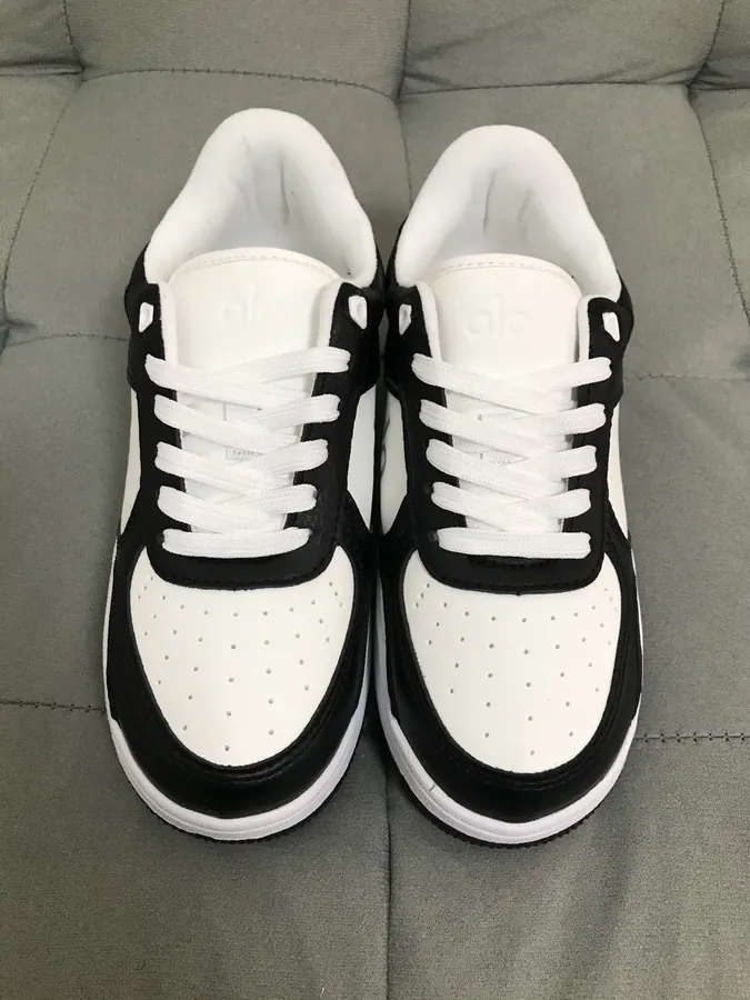 Alo Yoga White and Black Sneaker
