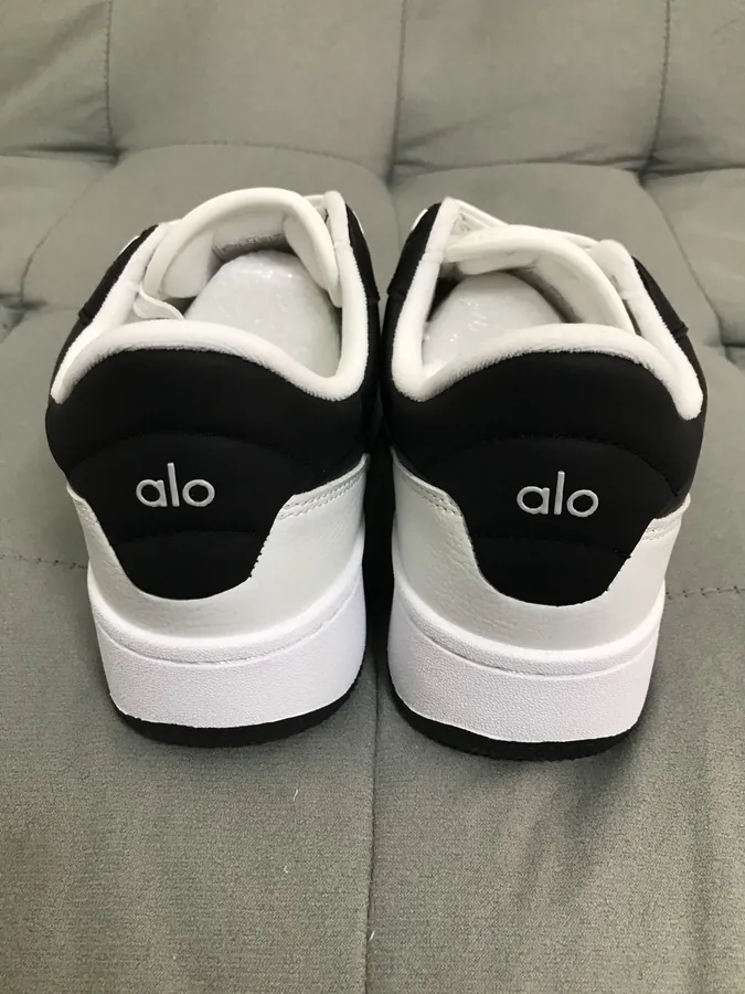 Alo Yoga White and Black Sneaker