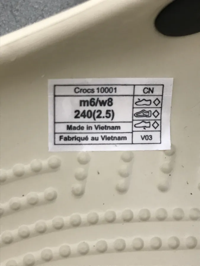 Classic Bone White Crocs