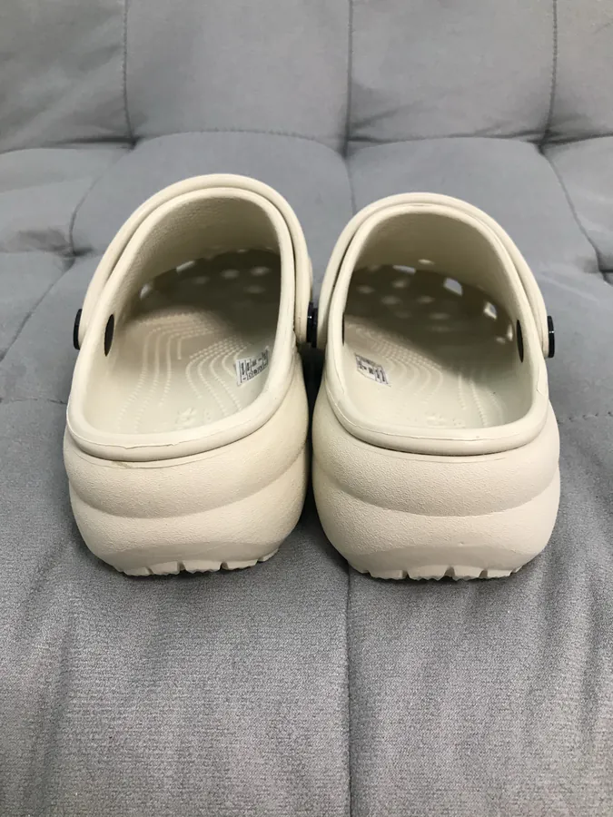Cloud Sole Crocs in Bone White