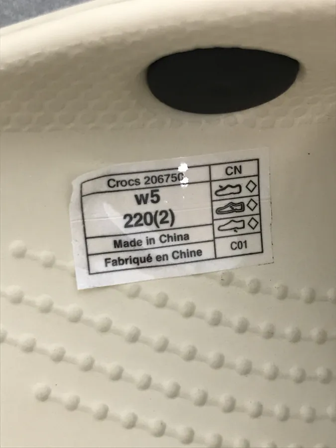 Cloud Sole Crocs in Bone White