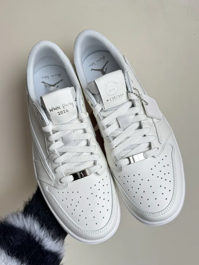Travis Scott x Air Jordan AJ1 Low OG SP TS White