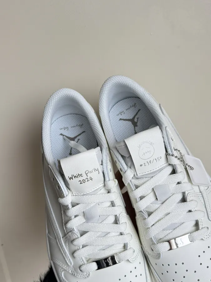 Travis Scott x Air Jordan AJ1 Low OG SP TS White